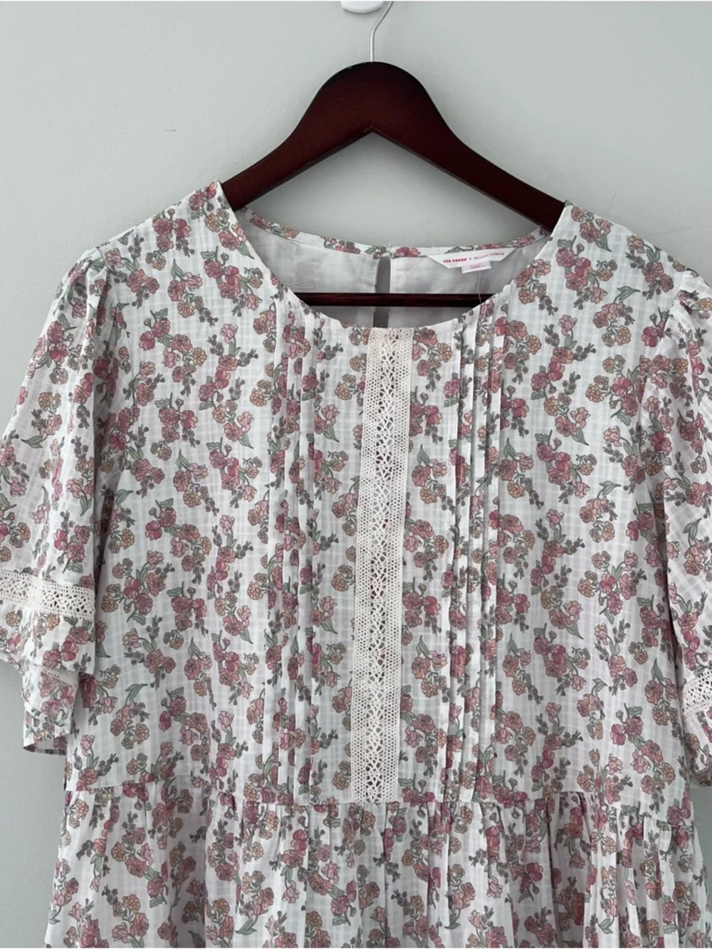 Joe Fresh x Jillian Harris Floral Prairie Mini Dress NWT Small Cotton - Picture 3 of 8